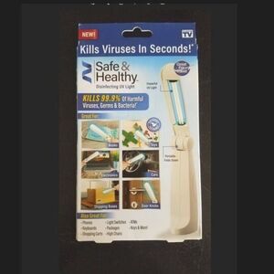 Safe & Healthy Disinfecting UV Light Folding Portable Wand (PPE)